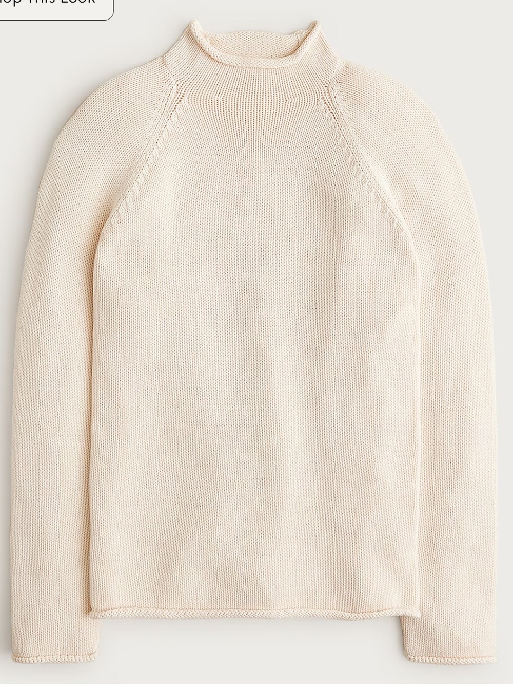 J. Crew 1988 Rollneck⢠sweater in cotton